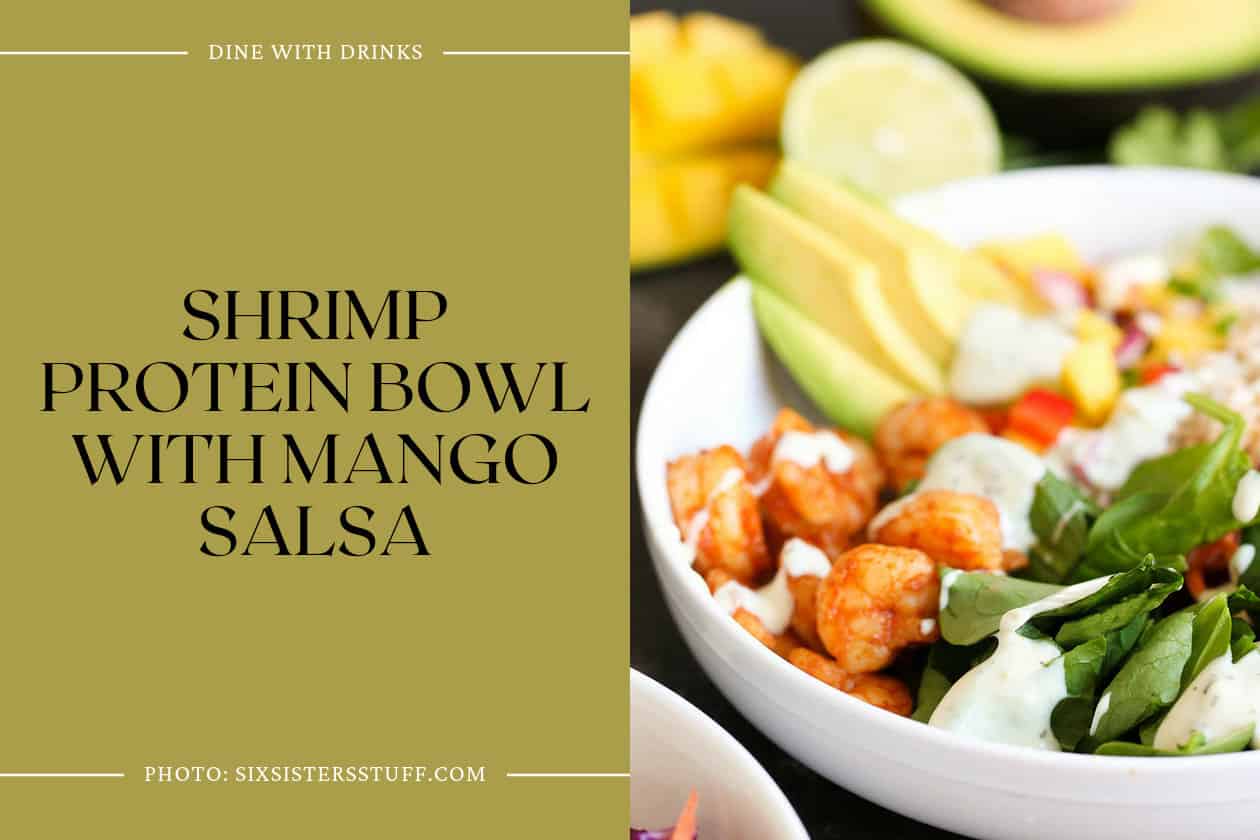 Shrimp Protein Bowl With Mango Salsa