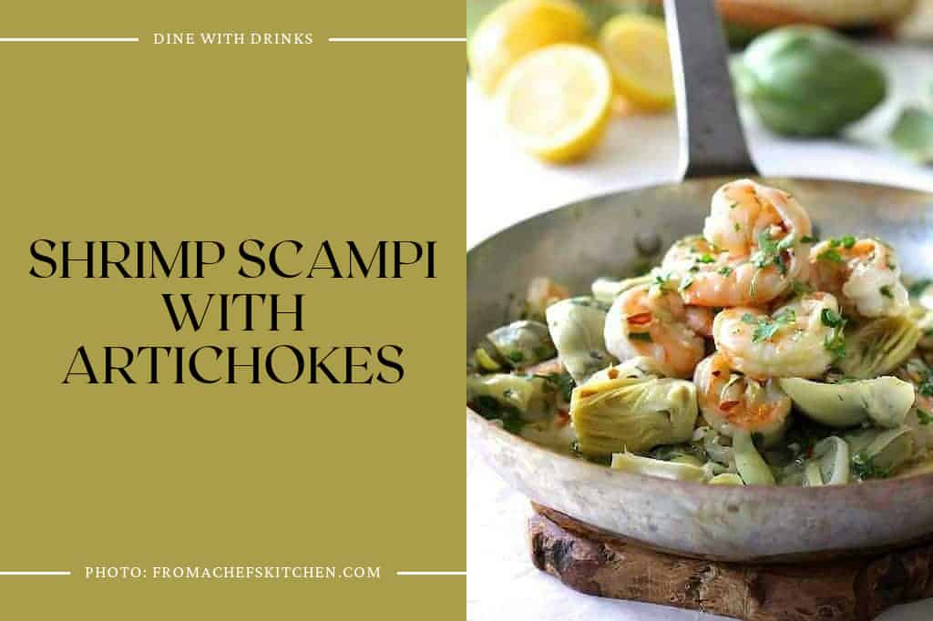 Shrimp Scampi With Artichokes