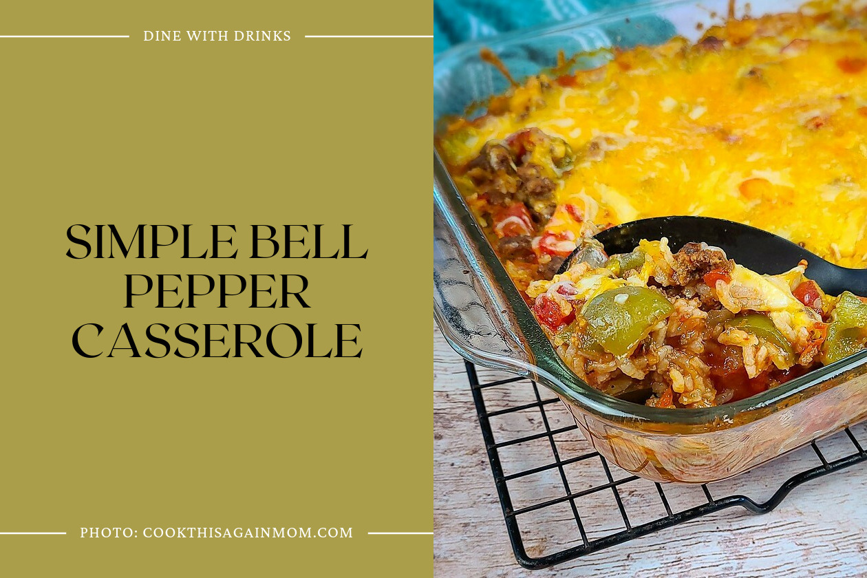 Simple Bell Pepper Casserole