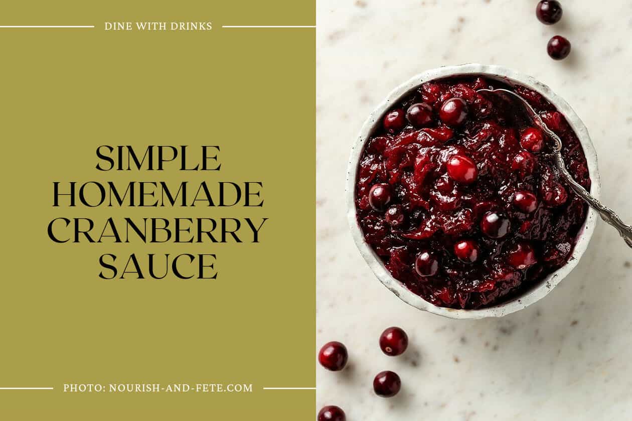 Simple Homemade Cranberry Sauce