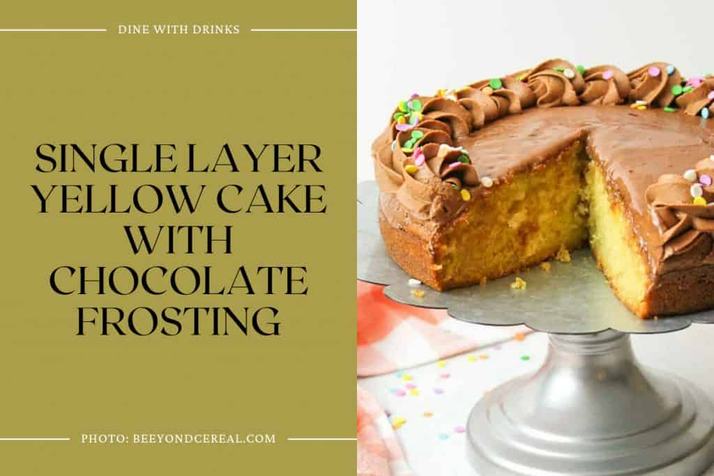 18 Single Layer Cake Recipes that Take the Cake! DineWithDrinks