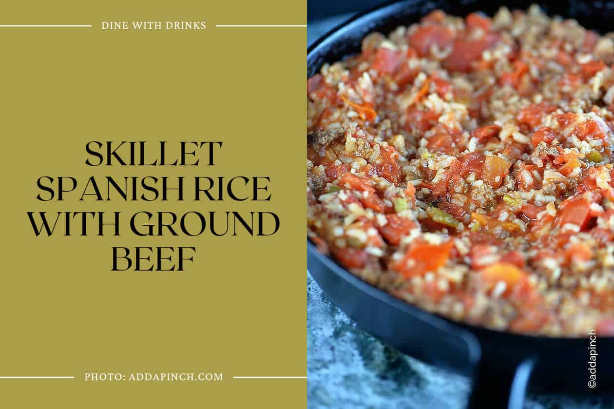 Skillet Spanish Rice With Ground Beef