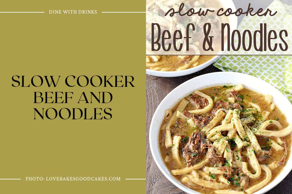 Slow Cooker Beef And Noodles