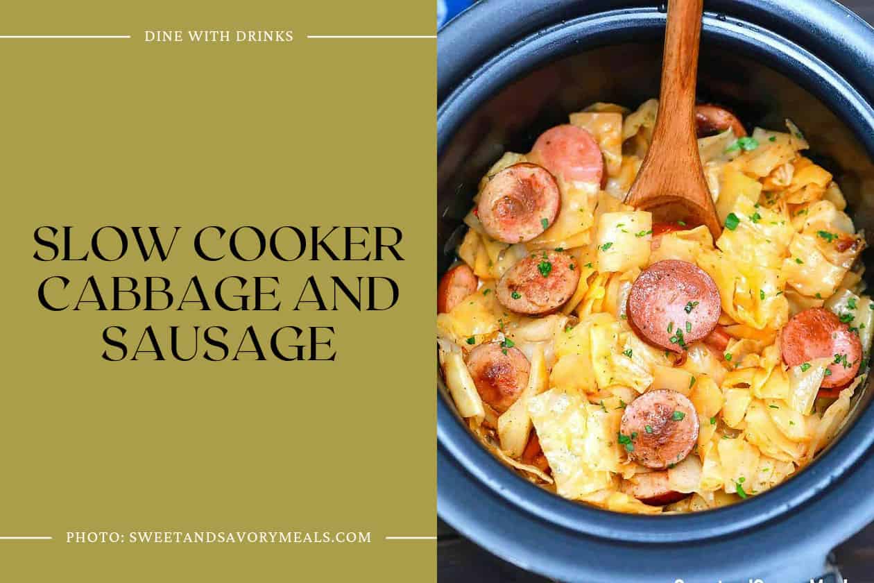 Slow Cooker Cabbage And Sausage