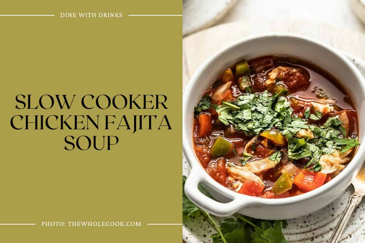 Slow Cooker Chicken Fajita Soup