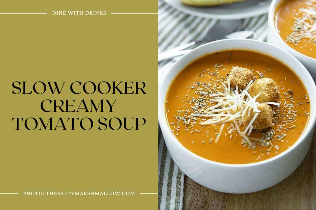 Slow Cooker Creamy Tomato Soup