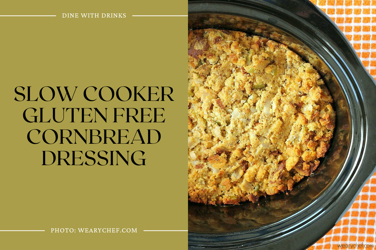 Slow Cooker Gluten Free Cornbread Dressing
