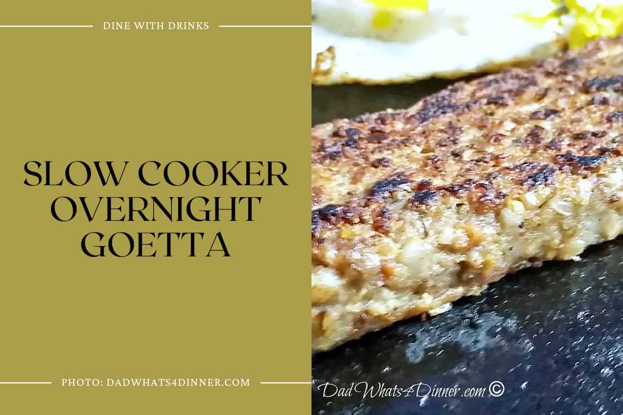 Slow Cooker Overnight Goetta