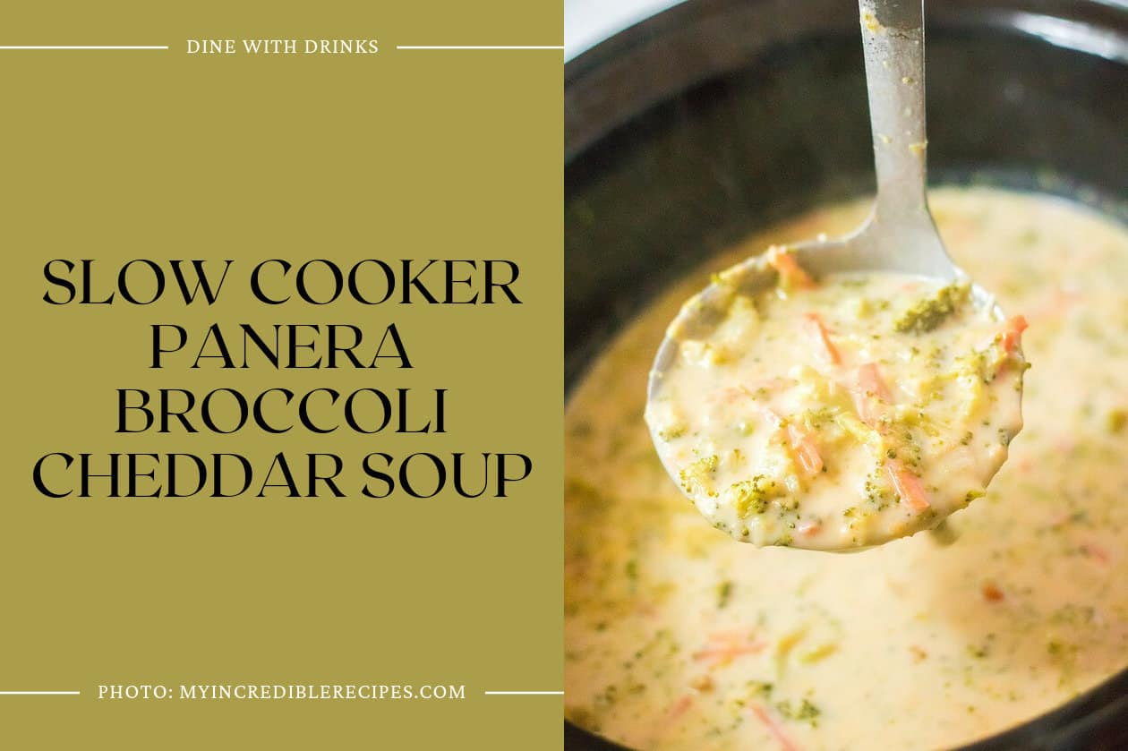 Slow Cooker Panera Broccoli Cheddar Soup