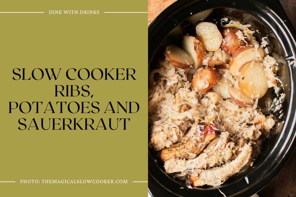 Slow Cooker Ribs, Potatoes And Sauerkraut