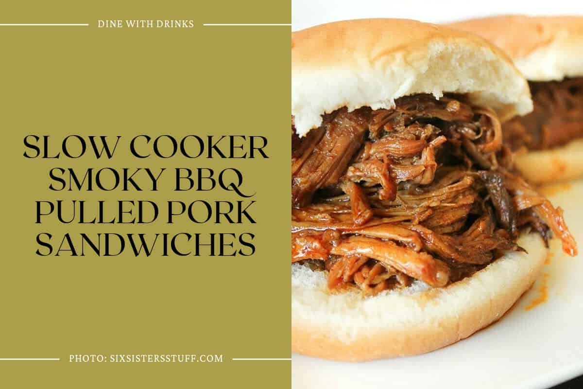 Slow Cooker Smoky Bbq Pulled Pork Sandwiches