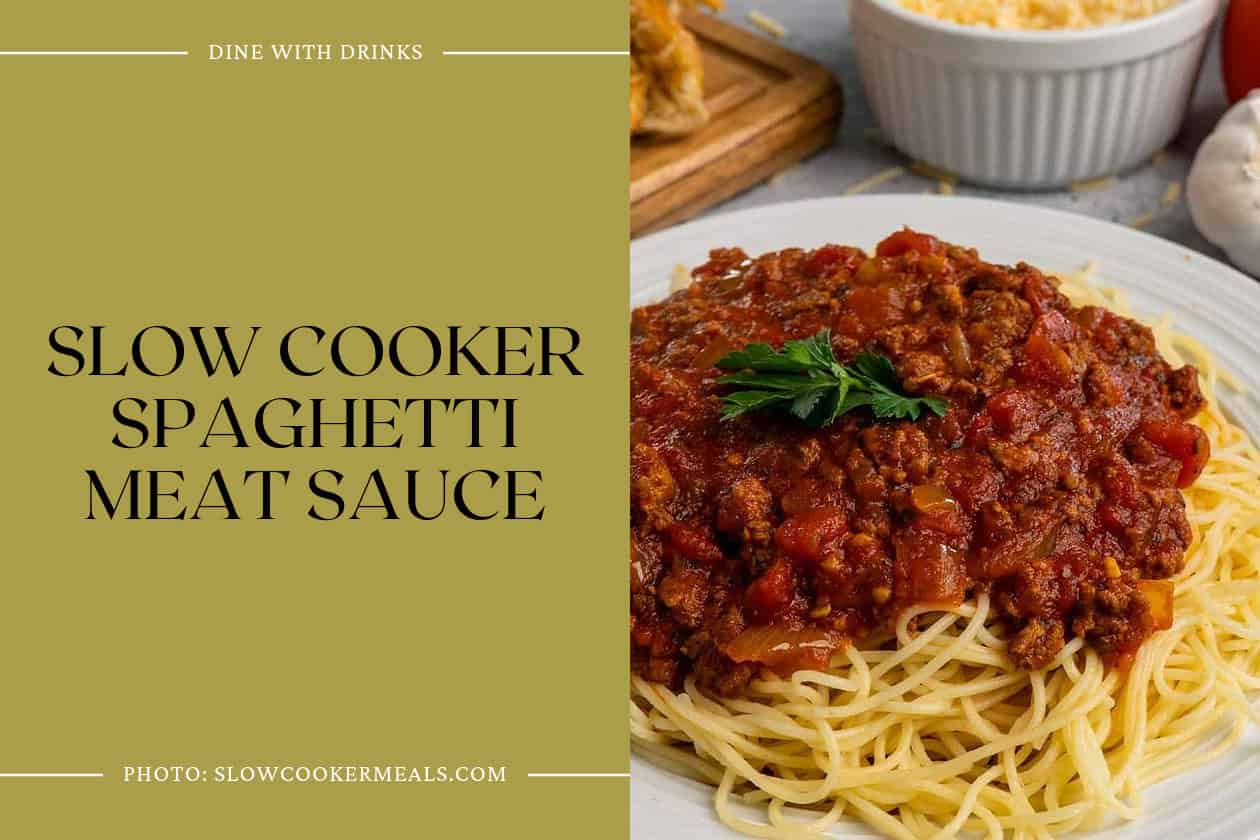 Slow Cooker Spaghetti Meat Sauce