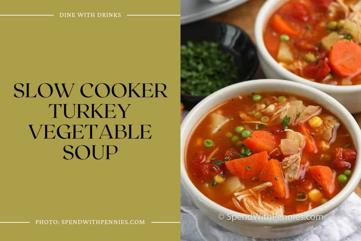 Slow Cooker Turkey Vegetable Soup