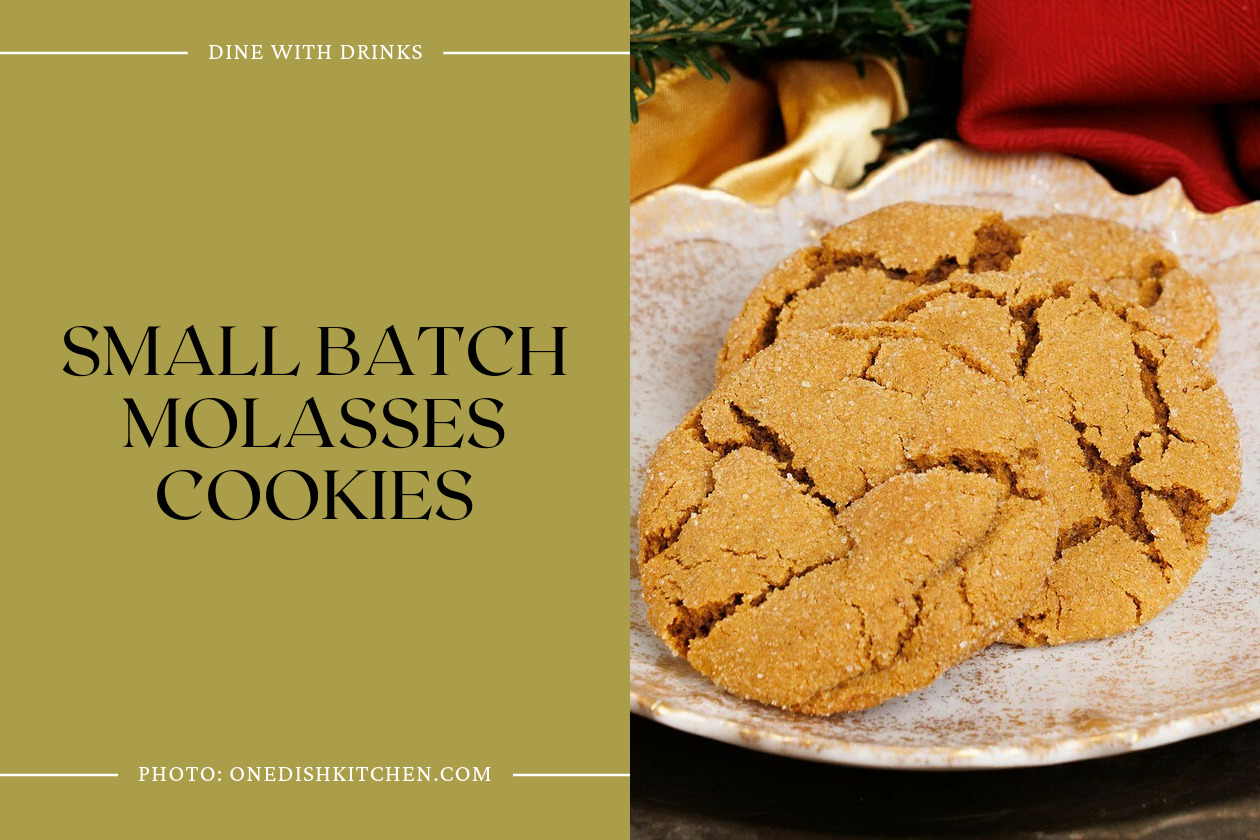 Small Batch Molasses Cookies