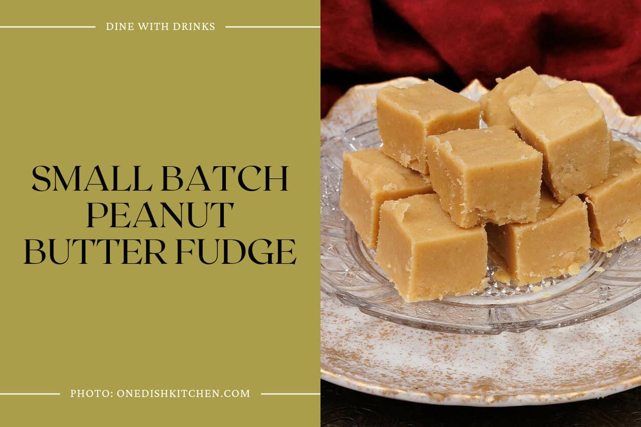 Small Batch Peanut Butter Fudge