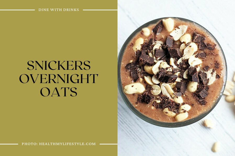 Snickers Overnight Oats