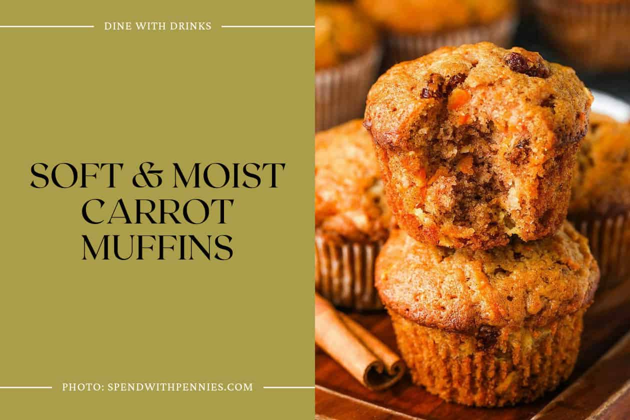 Soft & Moist Carrot Muffins