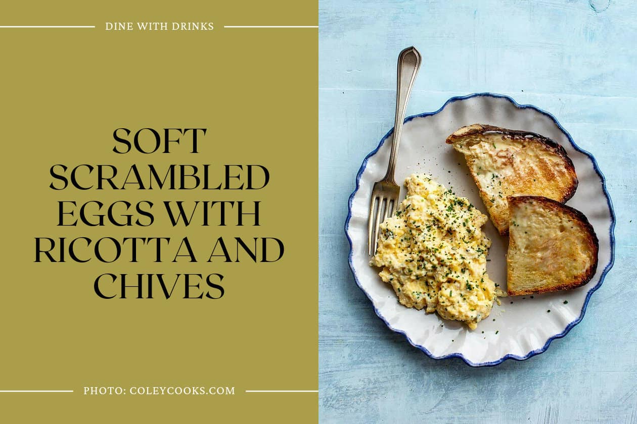 Soft Scrambled Eggs With Ricotta And Chives
