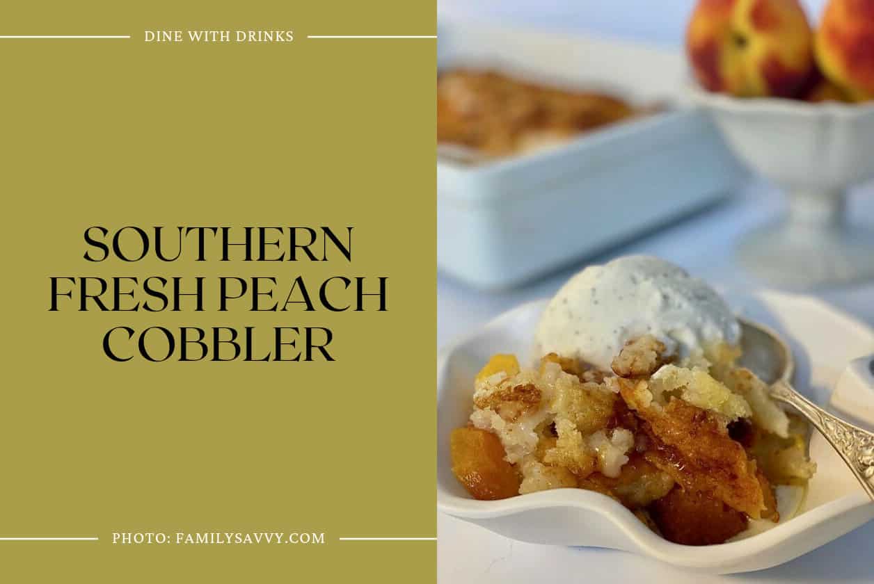 Southern Fresh Peach Cobbler