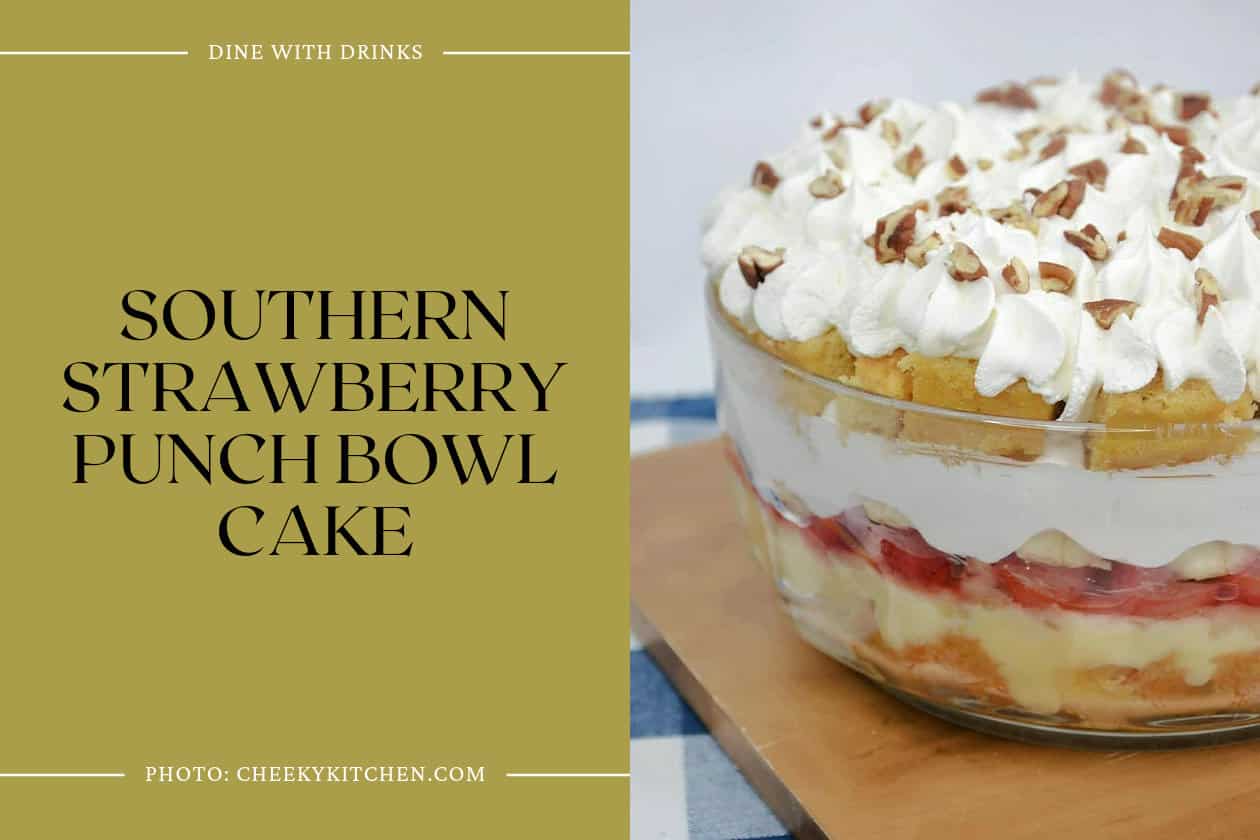 Southern Strawberry Punch Bowl Cake