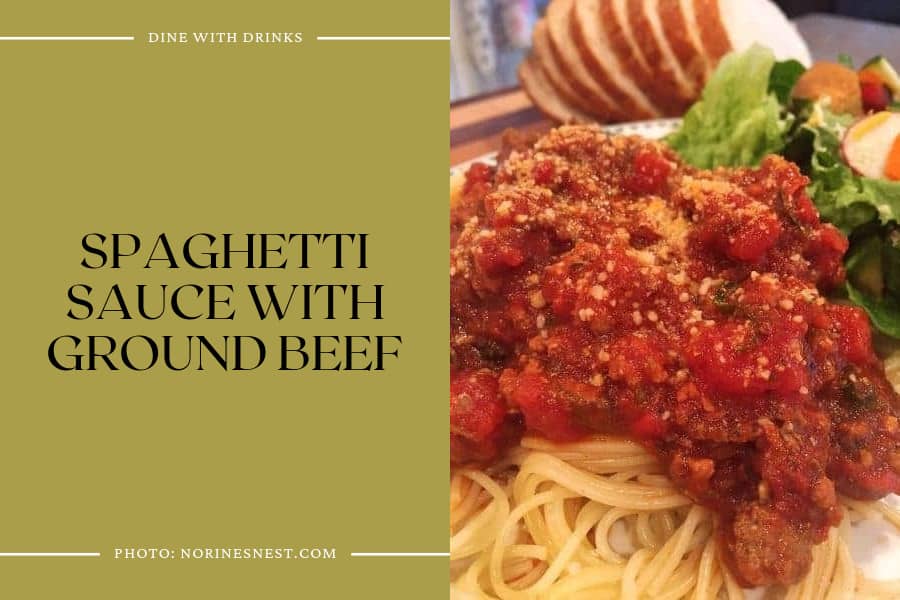 Spaghetti Sauce With Ground Beef