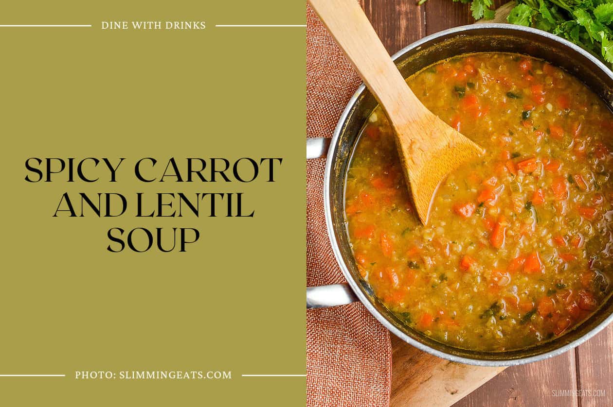 Spicy Carrot And Lentil Soup