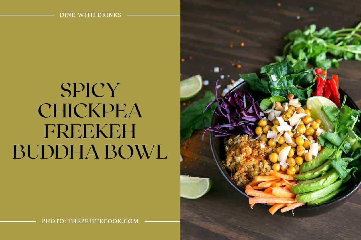 Spicy Chickpea Freekeh Buddha Bowl
