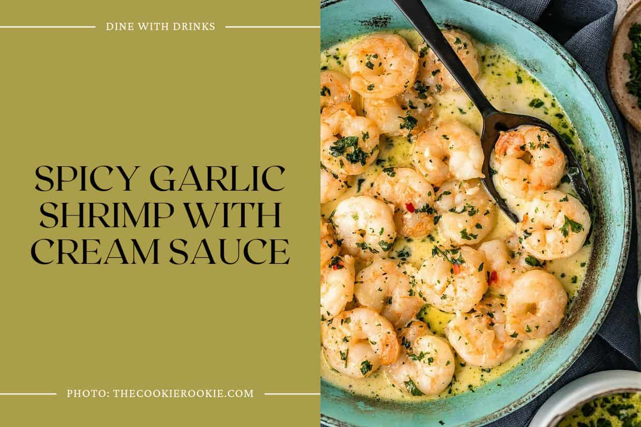Spicy Garlic Shrimp With Cream Sauce