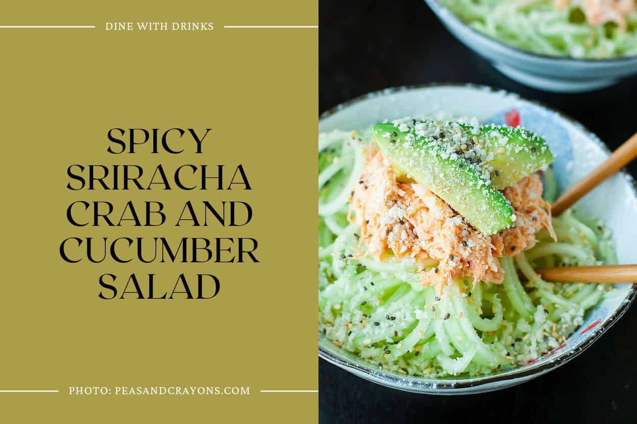 Spicy Sriracha Crab And Cucumber Salad