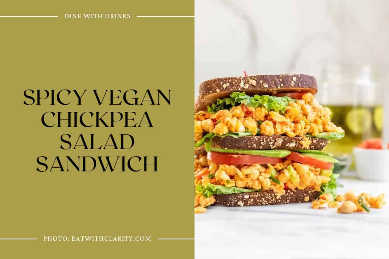 Spicy Vegan Chickpea Salad Sandwich