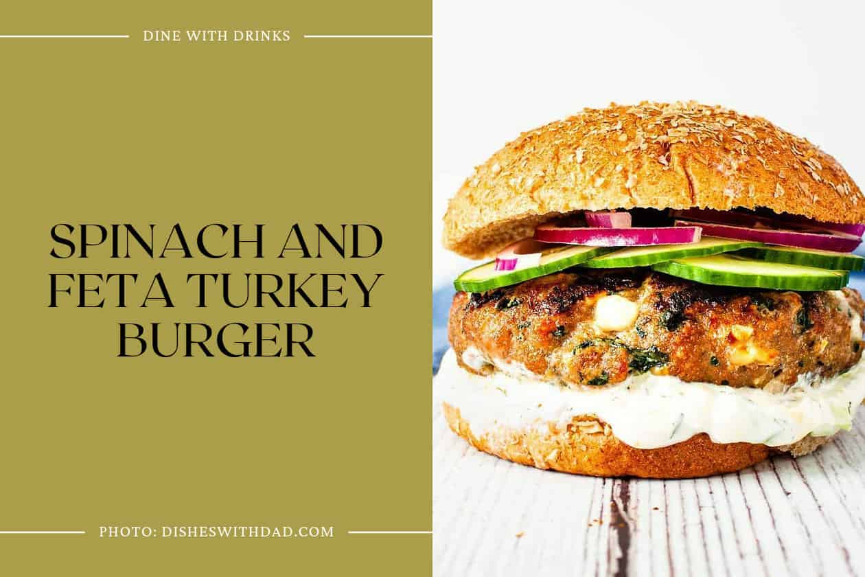 Spinach And Feta Turkey Burger