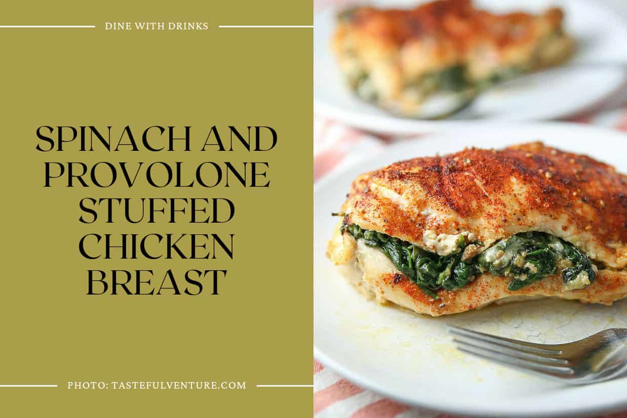 Spinach And Provolone Stuffed Chicken Breast