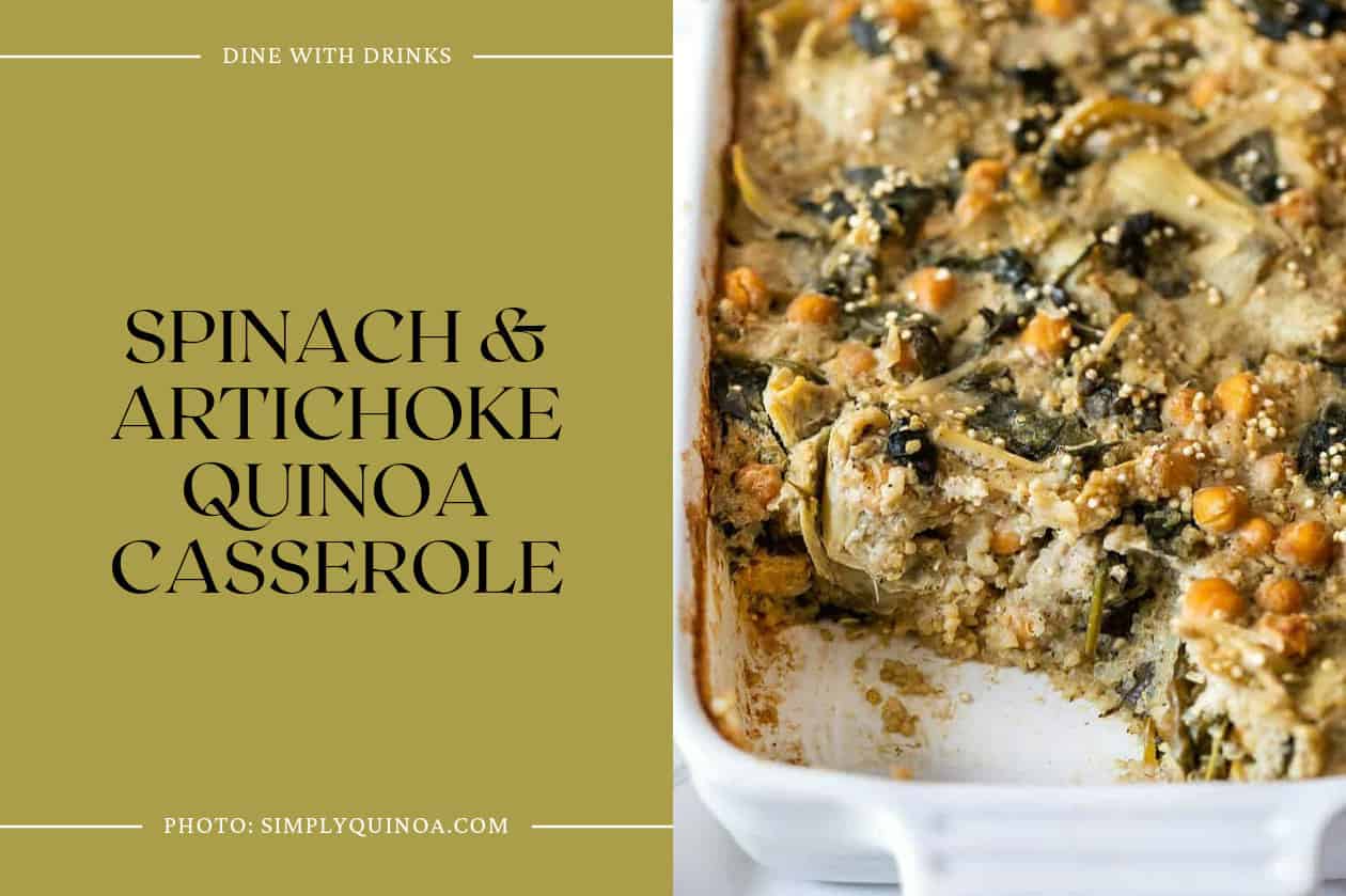 Spinach & Artichoke Quinoa Casserole