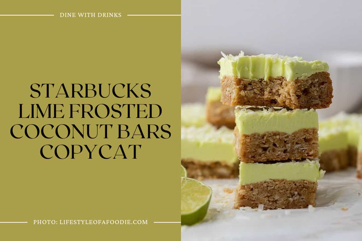 Starbucks Lime Frosted Coconut Bars Copycat