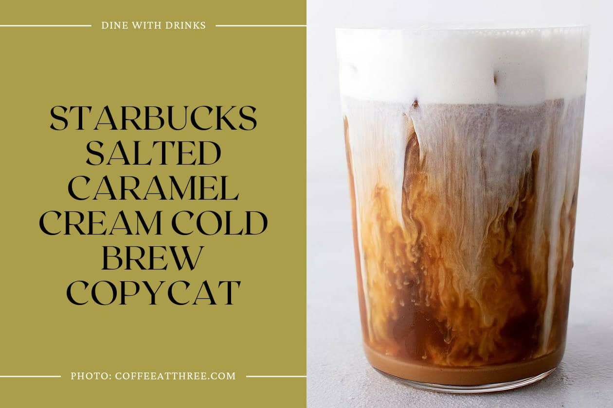 Starbucks Salted Caramel Cream Cold Brew Copycat