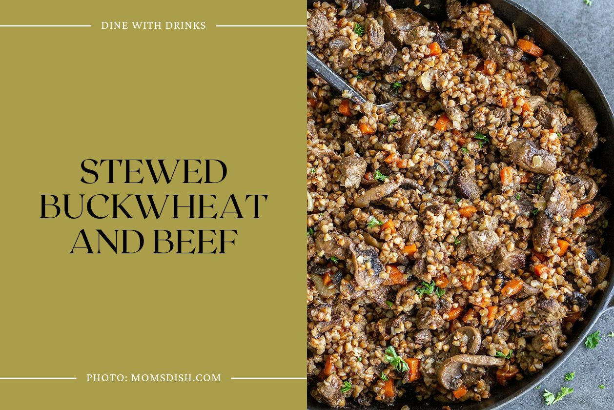Stewed Buckwheat And Beef