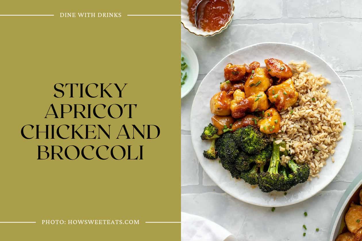 Sticky Apricot Chicken And Broccoli