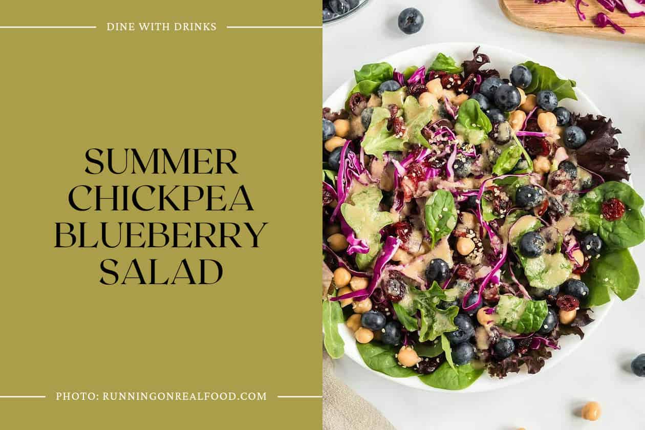 Summer Chickpea Blueberry Salad