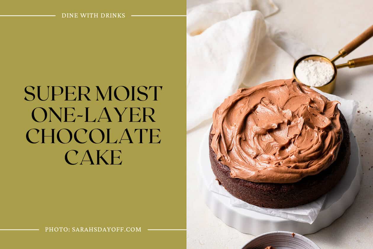 Super Moist One-Layer Chocolate Cake