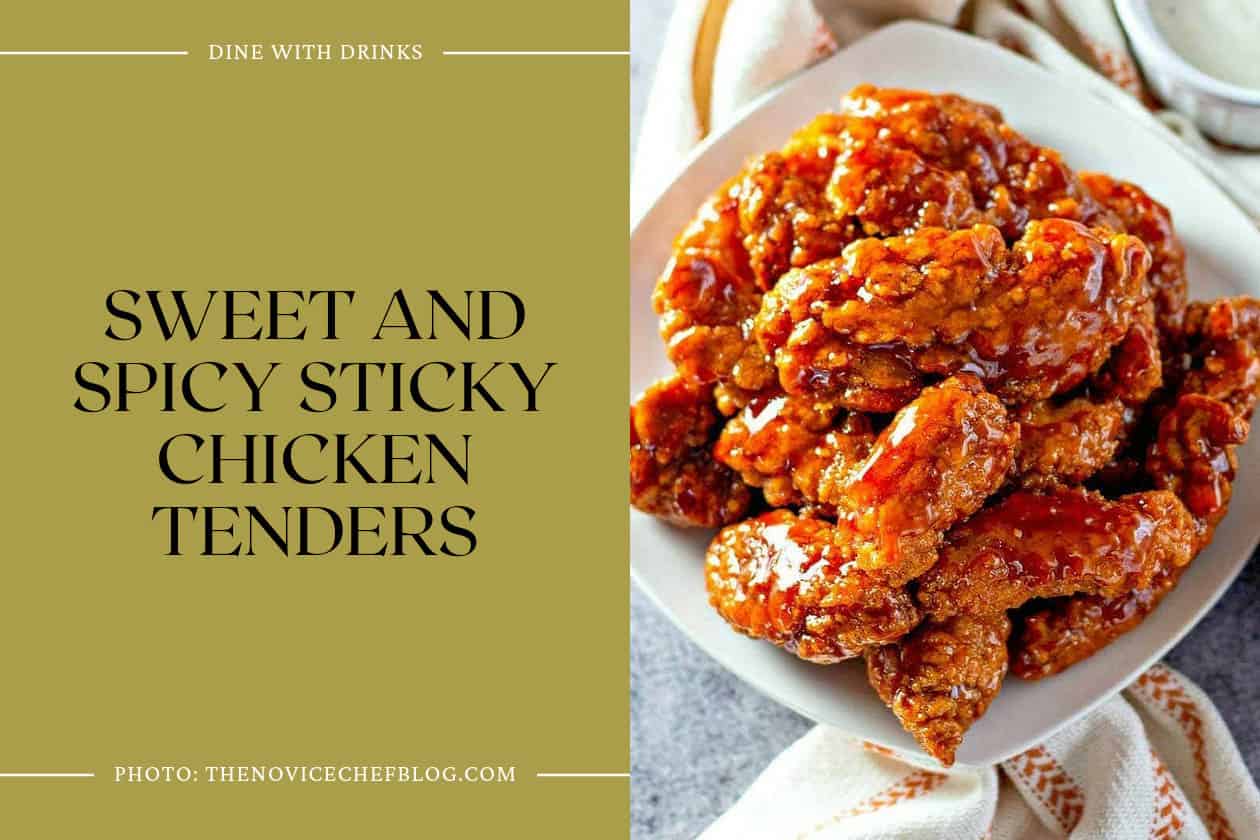 Sweet And Spicy Sticky Chicken Tenders