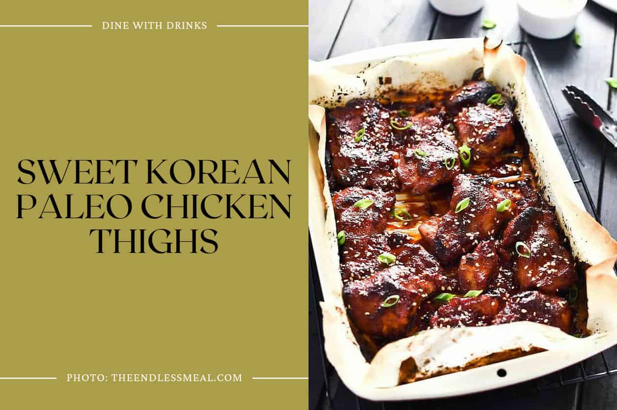 Sweet Korean Paleo Chicken Thighs