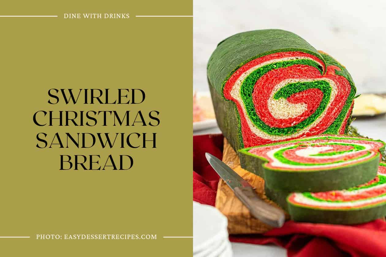 Swirled Christmas Sandwich Bread