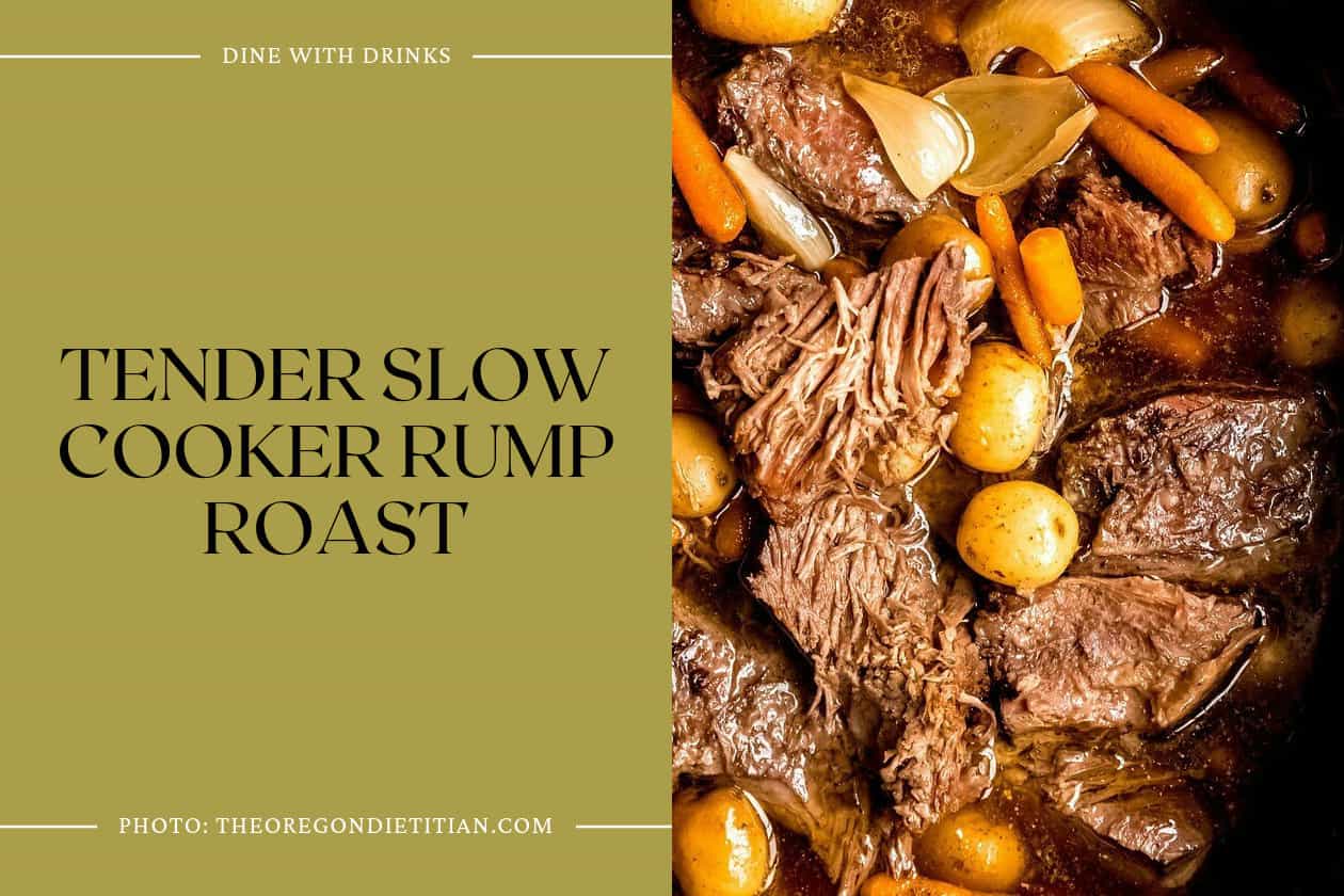 Tender Slow Cooker Rump Roast