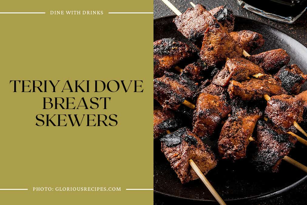 Teriyaki Dove Breast Skewers