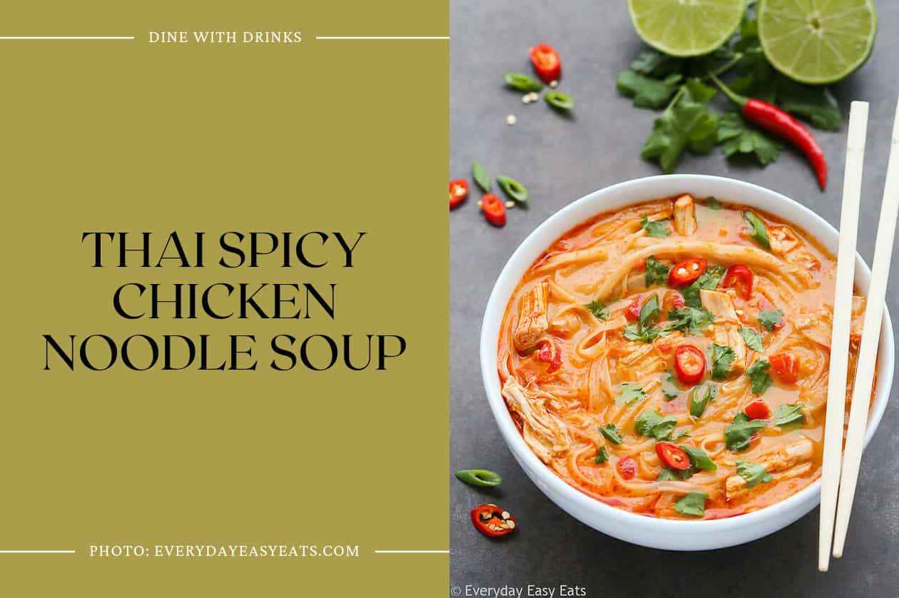Thai Spicy Chicken Noodle Soup