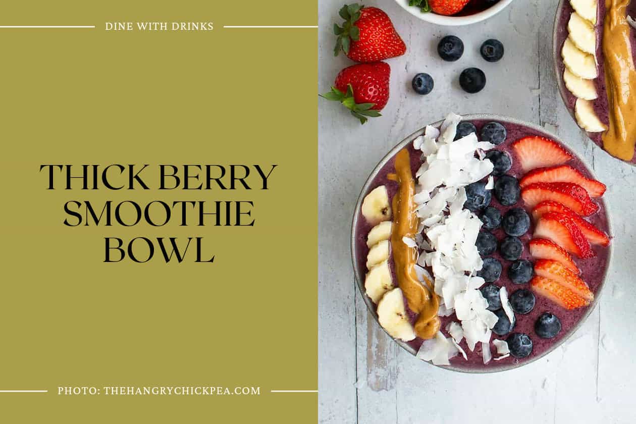 Thick Berry Smoothie Bowl