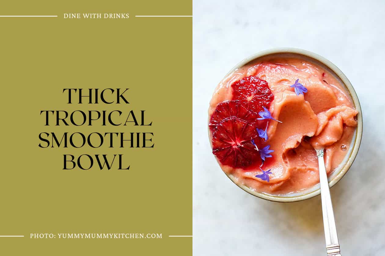 Thick Tropical Smoothie Bowl