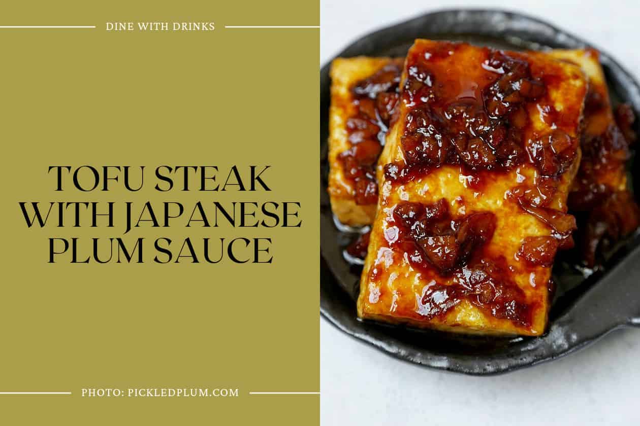 Tofu Steak With Japanese Plum Sauce
