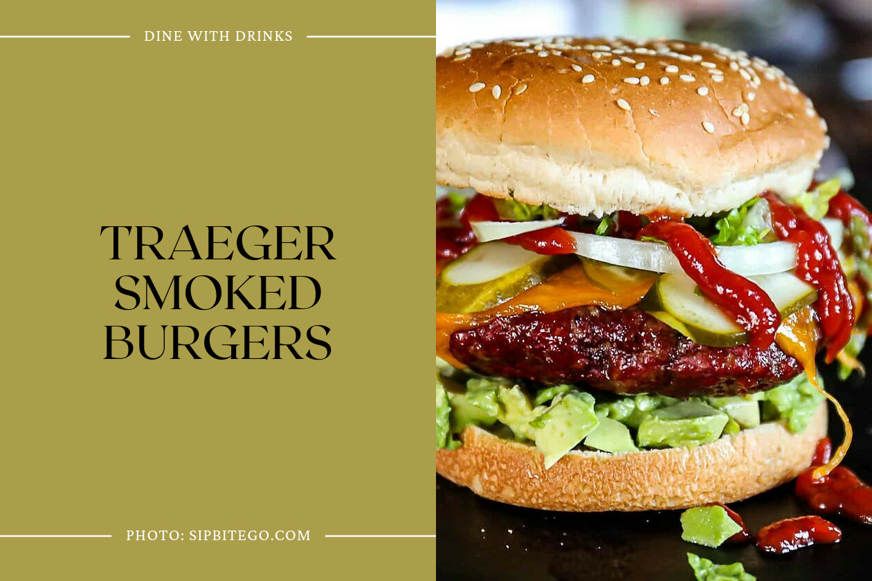 Traeger Smoked Burgers