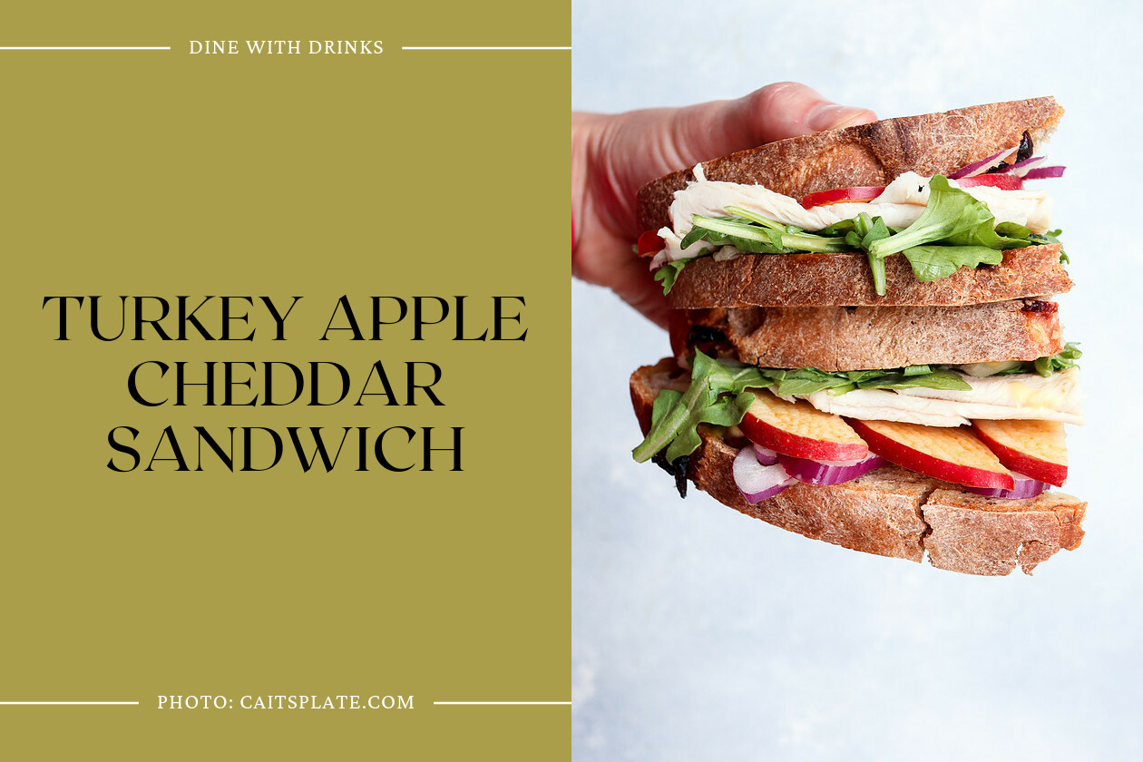 Turkey Apple Cheddar Sandwich